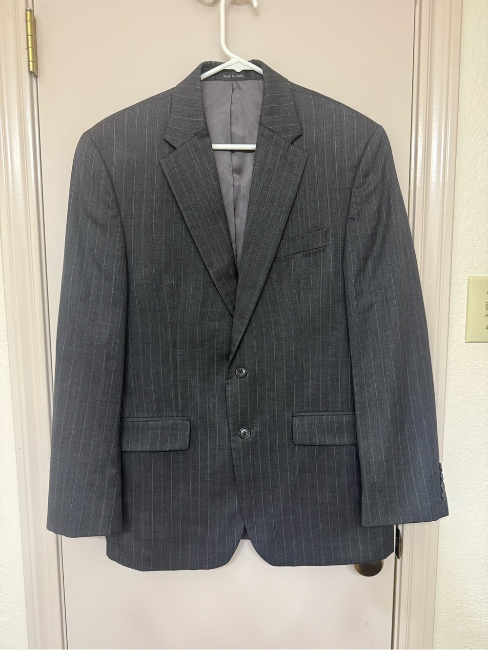 Lauren Ralph Lauren Dark Gray Pinstripe Sport Coat